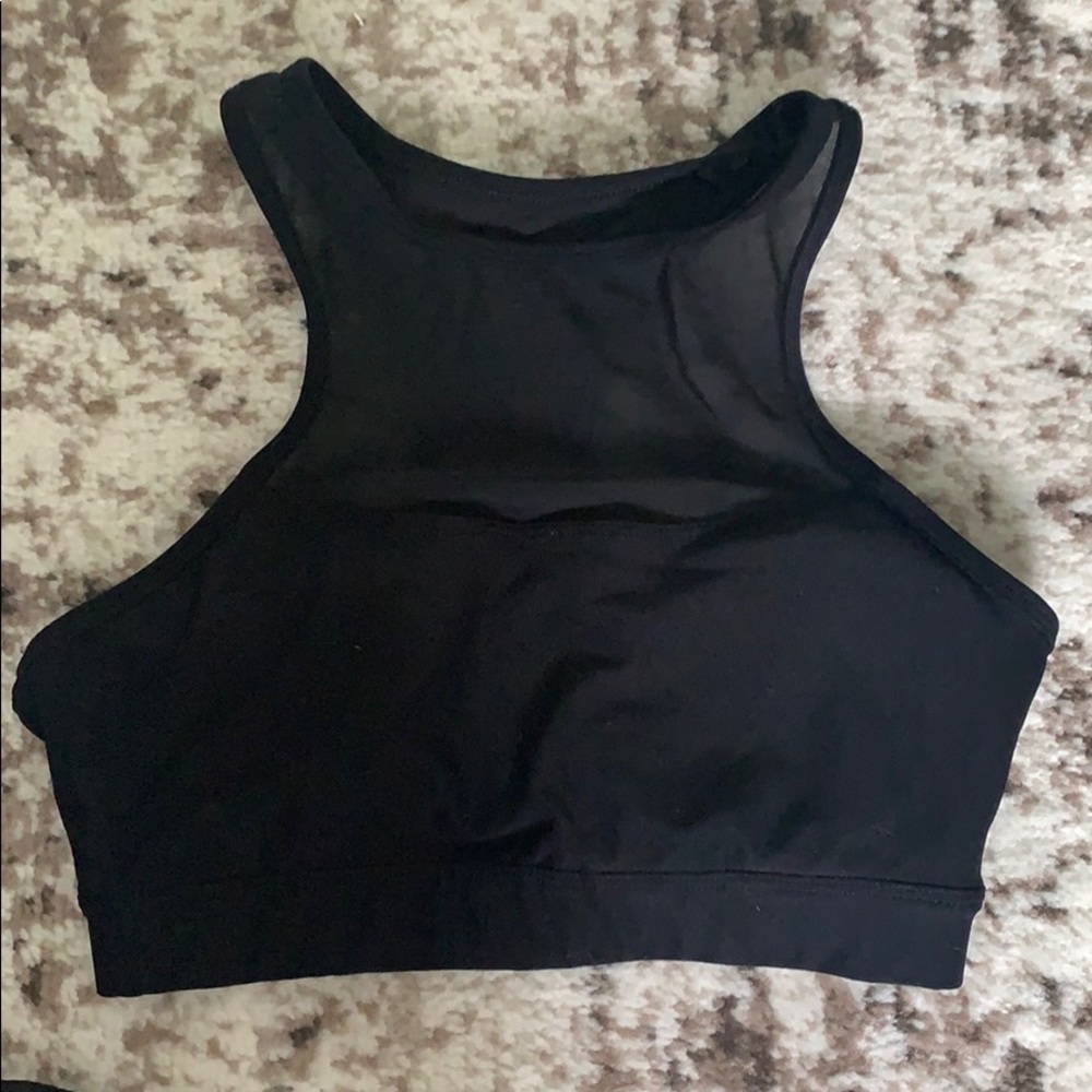 Mesh sports bra
